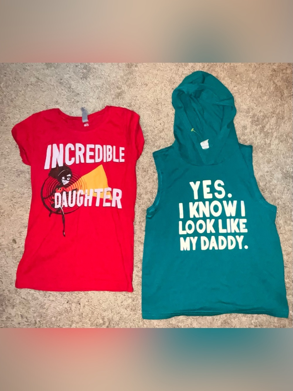 Girls' Teal Hooded Tank Top – Teal Kids Shirt